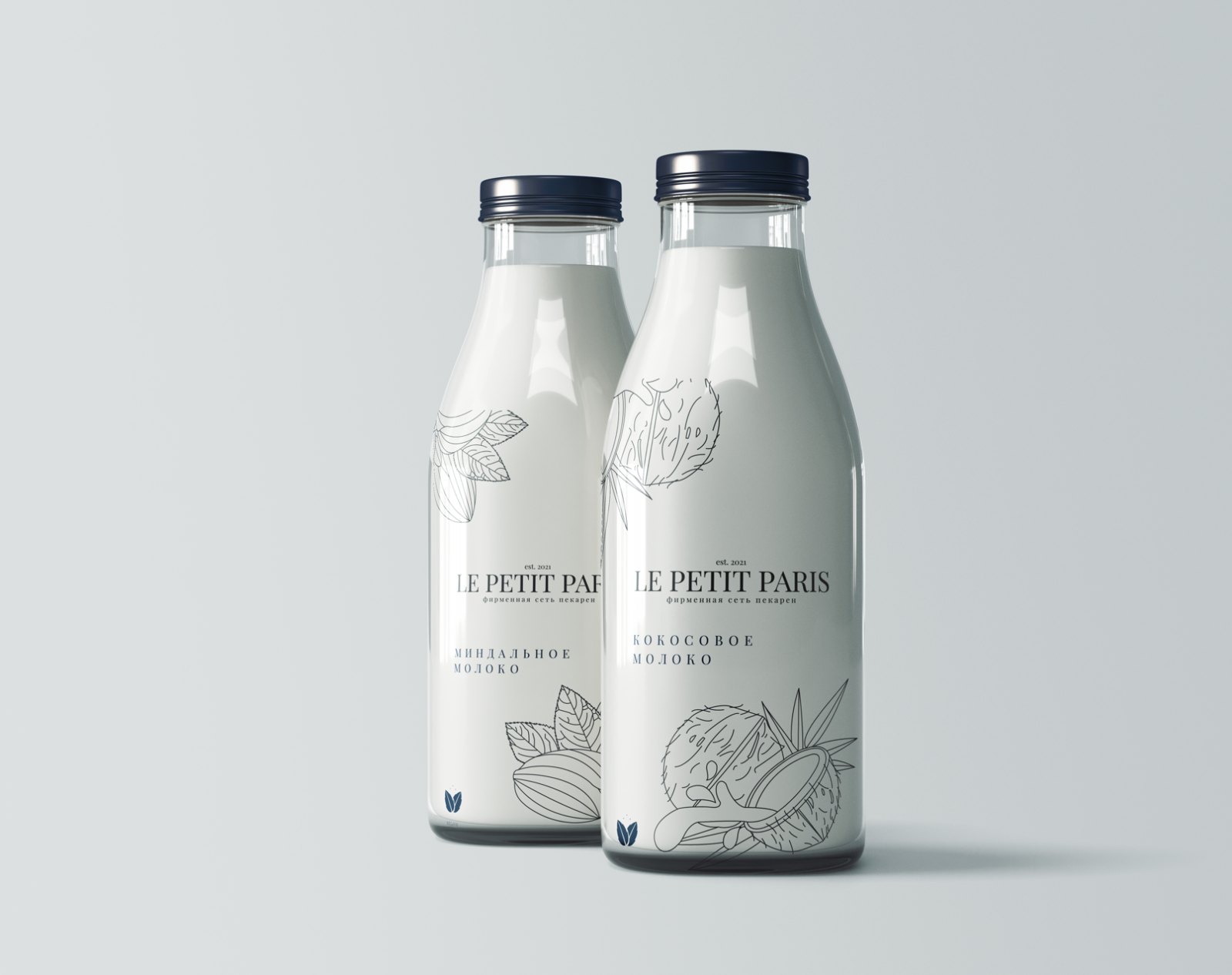 Le Petit Paris — milk bottles