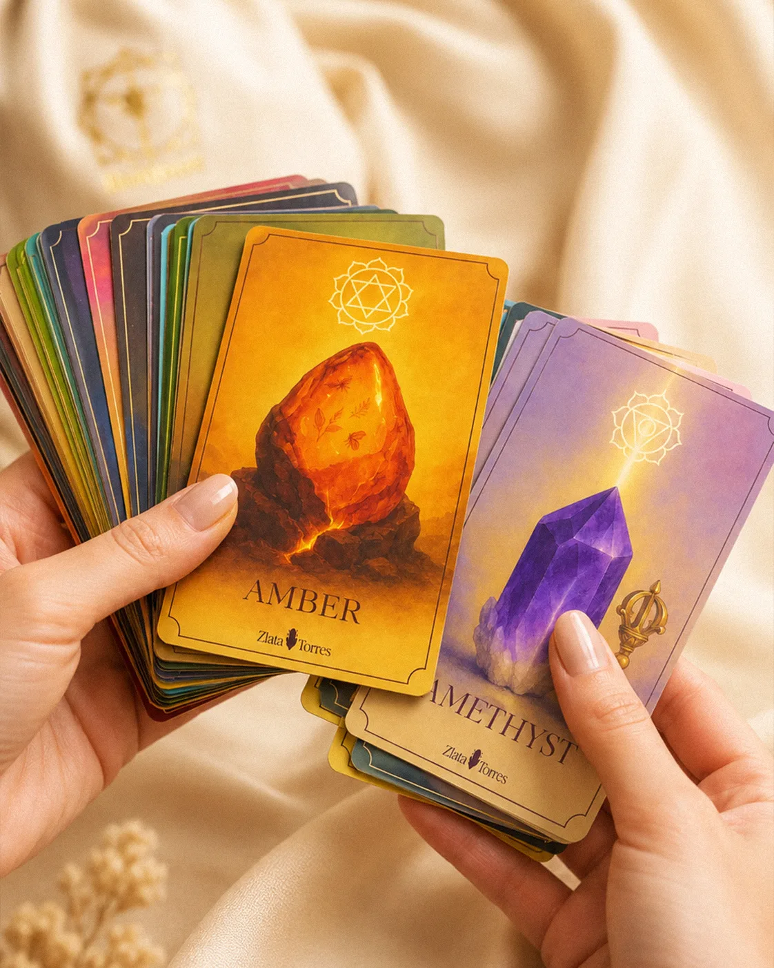 Crystal oracle deck