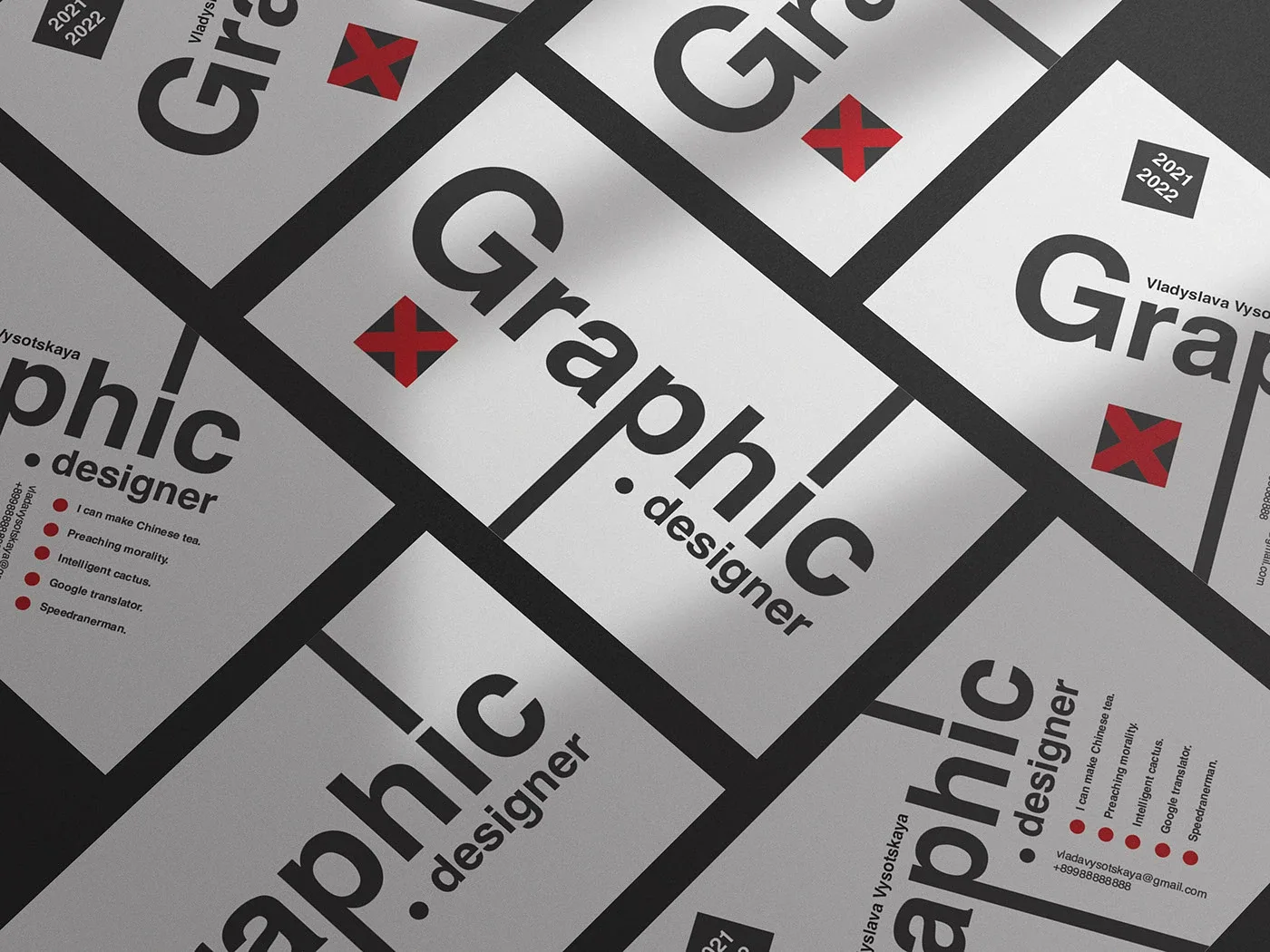 Business card — swiss minimal