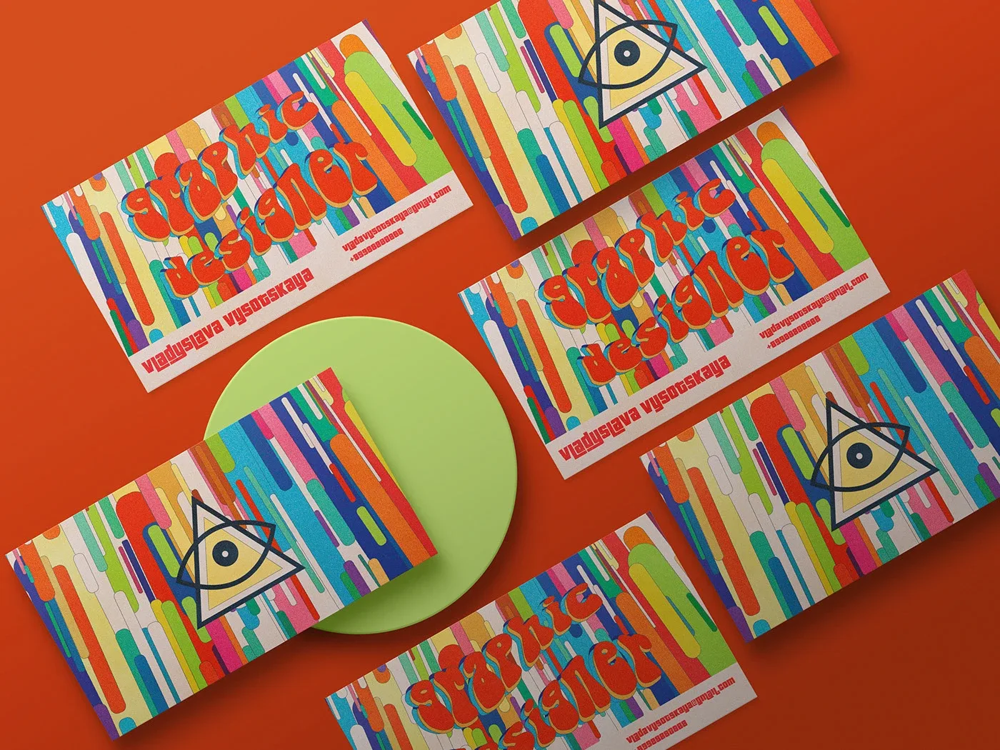 Business card — psychedelic